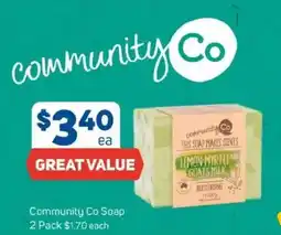 Foodland Community co soap 2 pack offer