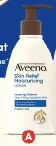 Foodland Aveeno skin relief moisturising body lotion offer
