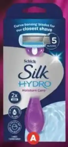 Foodland Schick silk hydro razor kit 1 pack offer