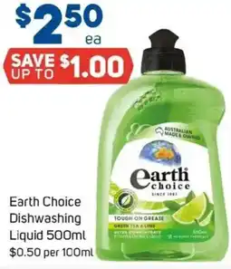 Foodland Earth choice dishwashing liquid offer