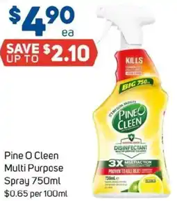 Foodland Pine o cleen multi purpose spray offer