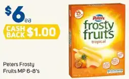 Foodland Peters frosty fruits mp 6-8's offer