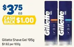 Foodland Gillette shave gel offer