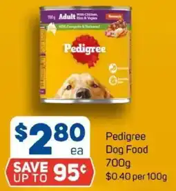 Foodland Pedigree dog food offer