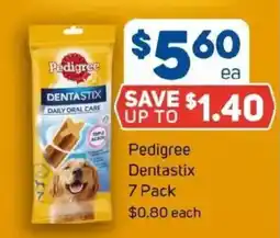 Foodland Pedigree dentastix 7 pack offer