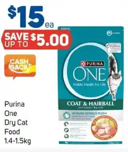 Foodland Purina one dry cat food offer