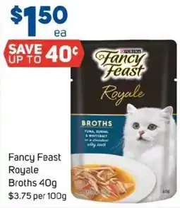 Foodland Fancy feast royale broths offer