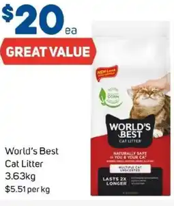 Foodland World's best cat litter offer