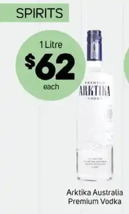 Foodland Arktika australia premium vodka offer
