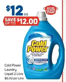 Foodland Cold power laundry liquid offer