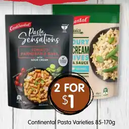 Spudshed Continental pasta varieties offer