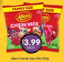 Spudshed Allen's family size offer
