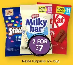 Spudshed Nestlรฉ funpacks offer