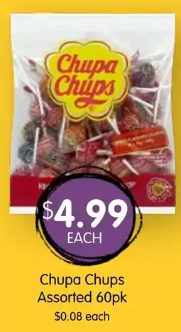 Spudshed Chupa chups assorted 60pk offer