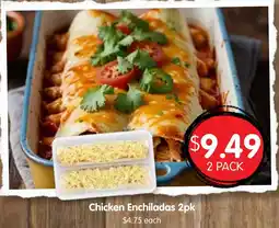 Spudshed Chicken enchiladas offer