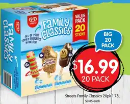 Spudshed Streets family classics 20pk offer