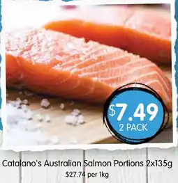 Spudshed Catalano's australian salmon portions offer