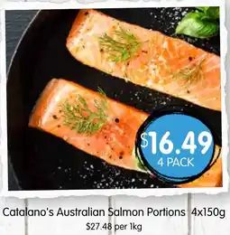 Spudshed Catalano's australian salmon portions offer