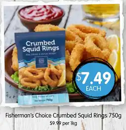 Spudshed Fisherman's choice crumbed squid rings offer