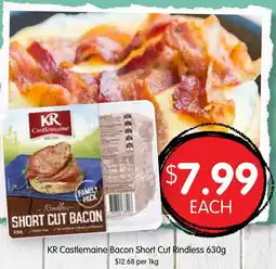 Spudshed Kr castlemaine bacon short cut rindless offer