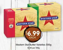 Spudshed Western star butter varieties offer