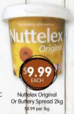 Spudshed Nuttelex original or buttery spread offer
