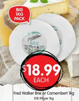 Spudshed Fred walker brie or camembert offer