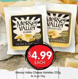 Spudshed Mersey valley cheese varieties offer