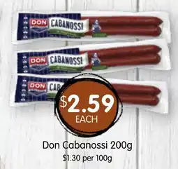 Spudshed Don cabanossi offer
