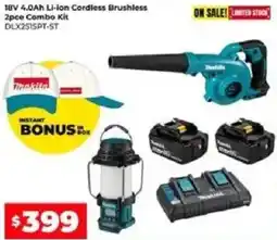 Sydney Tools Li-ion Cordless Brushless 2pce Combo Kit offer