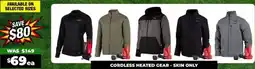 Sydney Tools Cordless heated gear offer
