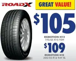 Bob Jane T-Marts ROADX Rxmotion offer