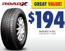 Bob Jane T-Marts ROADX Rxquest offer