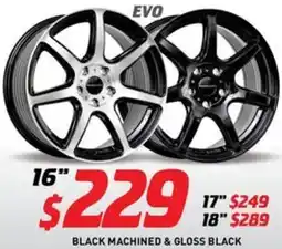 Bob Jane T-Marts Evo black machined & gloss black offer