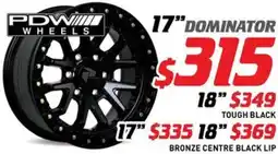 Bob Jane T-Marts PDW Wheels Dominator offer