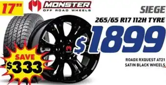 Bob Jane T-Marts Monster off road wheels siege offer