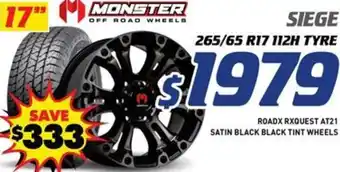 Bob Jane T-Marts Monster off road wheels siege offer