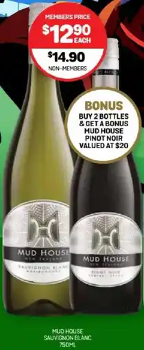 Harry Brown Mud house sauvignon blanc offer