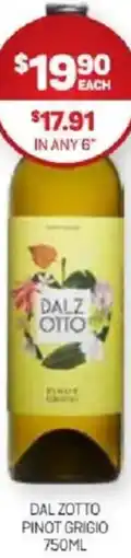 Harry Brown Dal zotto pinot grigio offer