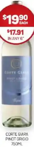 Harry Brown Corte giara pinot grigio offer