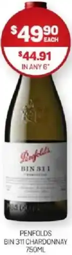Harry Brown Penfolds bin 311 chardonnay offer