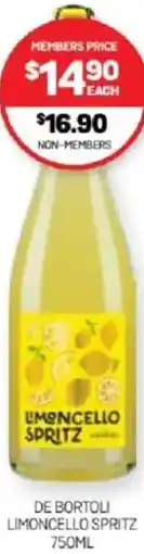 Harry Brown De bortoli limoncello spritz offer