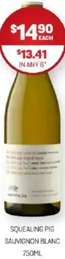 Harry Brown Squealing pig sauvignon blanc offer