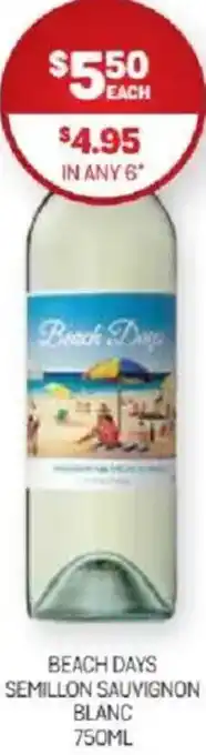 Harry Brown Beach days semillon sauvignon blanc offer