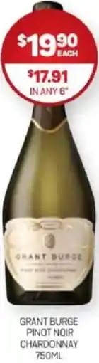 Harry Brown Grant burge pinot noir chardonnay offer