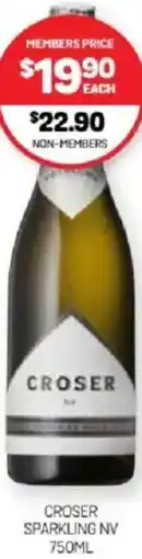Harry Brown Croser sparkling nv offer