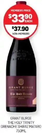 Harry Brown Grant burge the holy trinity grenache shiraz mataro offer