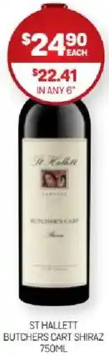 Harry Brown St hallett butchers cart shiraz offer