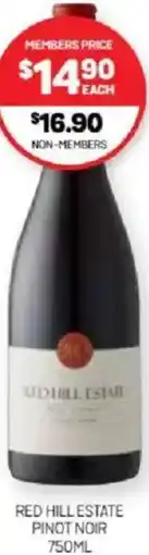 Harry Brown Red hill estate pinot noir offer