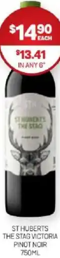Harry Brown St huberts the stag victoria pinot noir offer